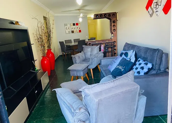 Apartamento Encantador II - Enseada Guarujá - 100 metros da Praia